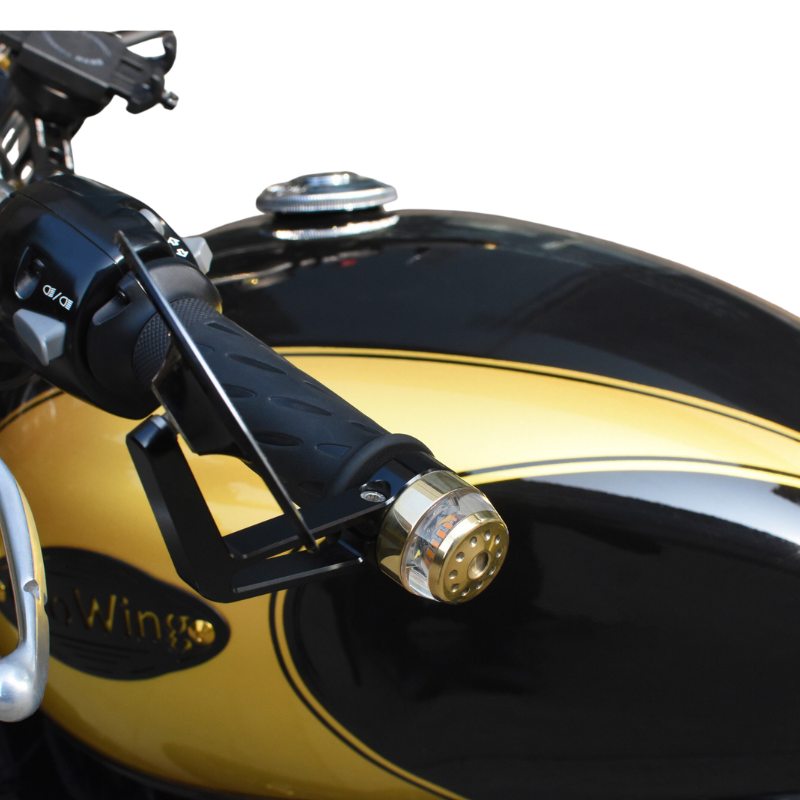 Brass Bar-End Turn Signals – BMW & Triumph