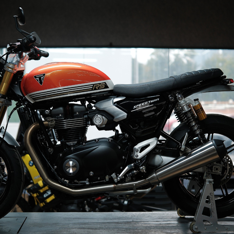 Stainless front header for Speed Twin 1200 / Thruxton