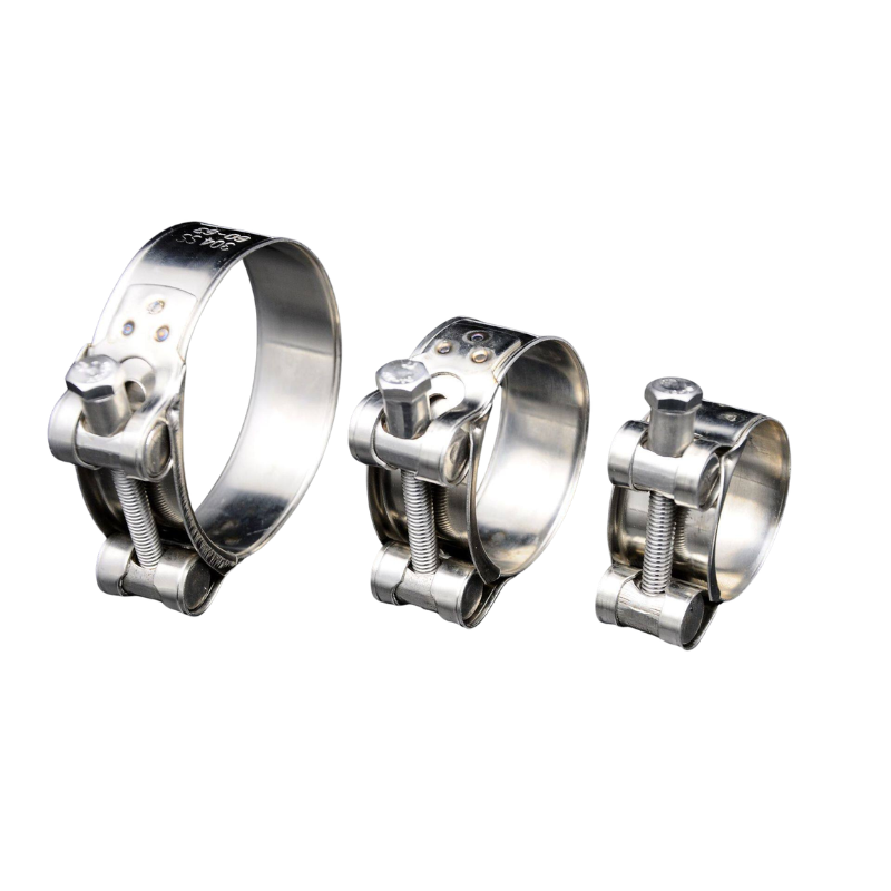 304 stainless steel exhaust clamp Ø26–85 mm