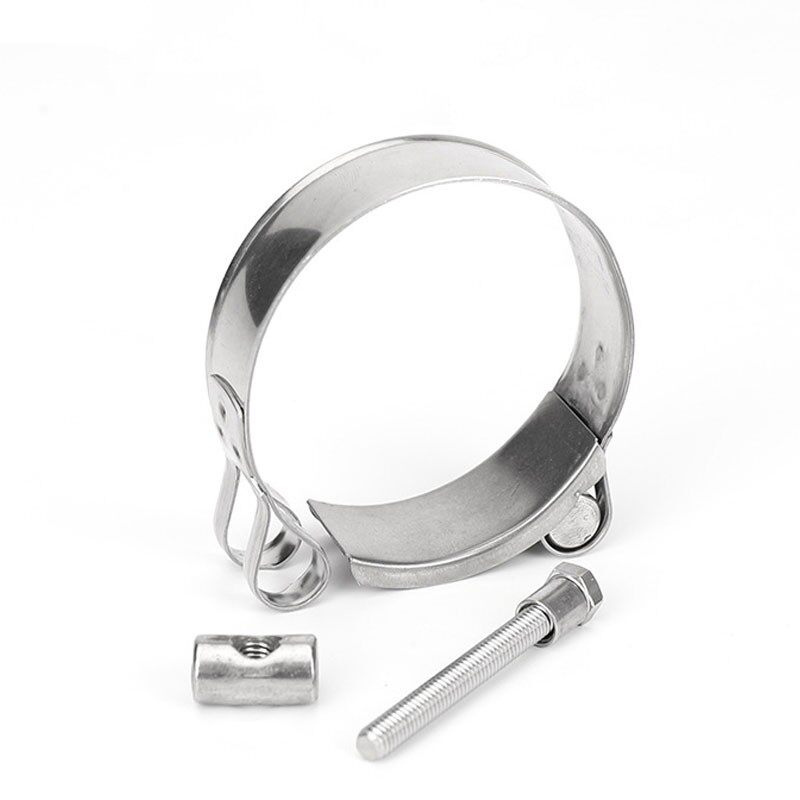 304 stainless steel exhaust clamp Ø26–85 mm