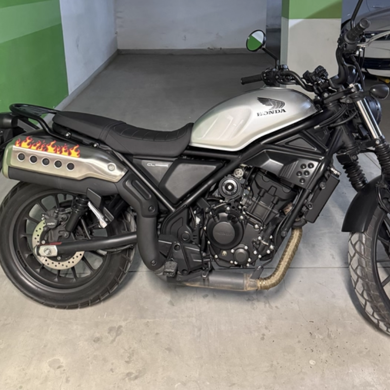 Honda CL300/CL500 customizable tank cover