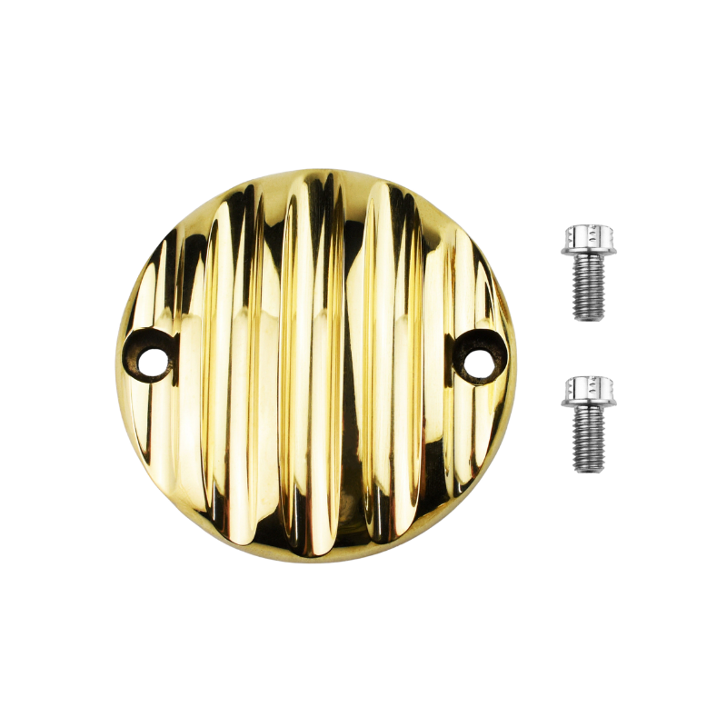 Brass and aluminum crankcase covers for Bobber & Classics