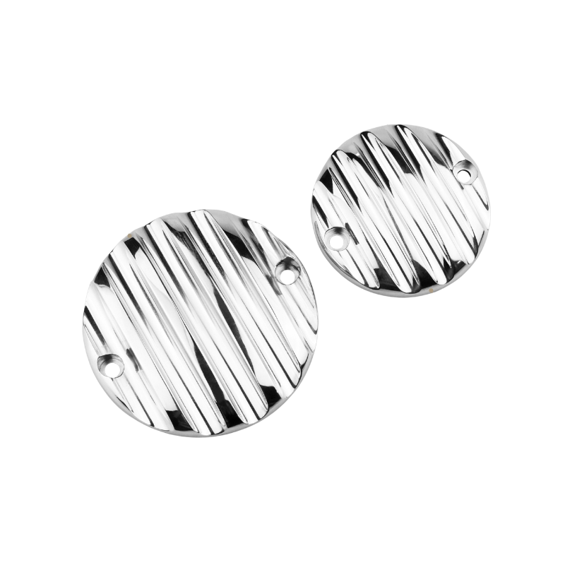 Brass and aluminum crankcase covers for Bobber & Classics