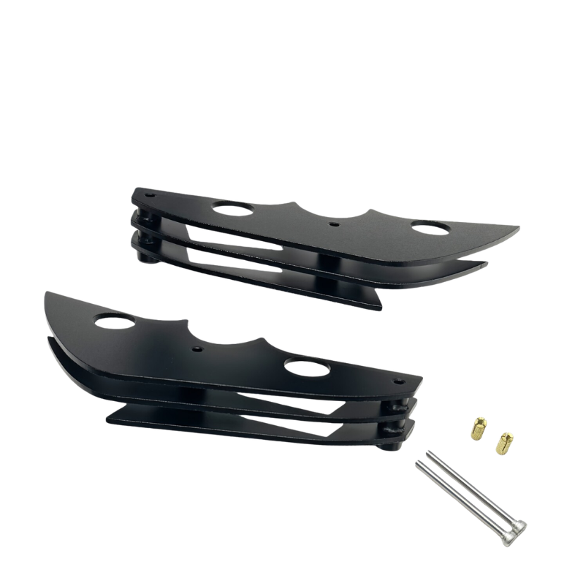 Triumph 1200 spark plug covers - black finish