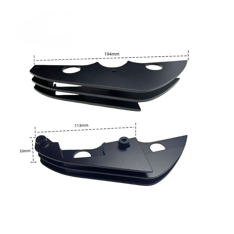 Triumph 1200 spark plug covers - black finish