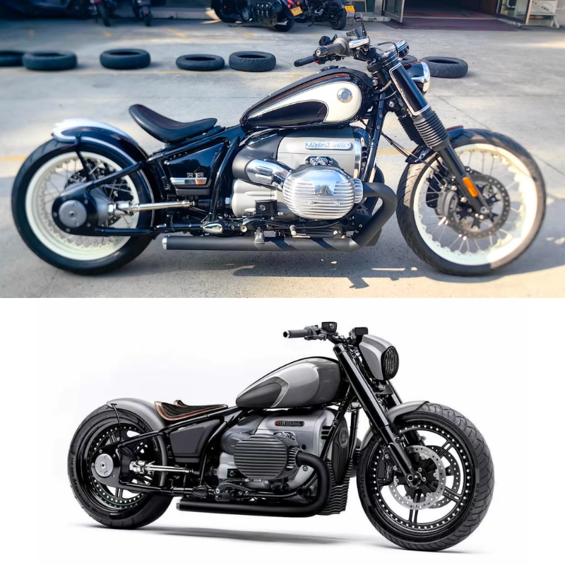 CNC 6061 cylinder head cover for BMW R18 - black or mirror polished