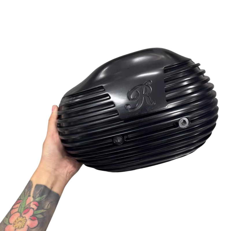 CNC 6061 cylinder head cover for BMW R18 - black or mirror polished