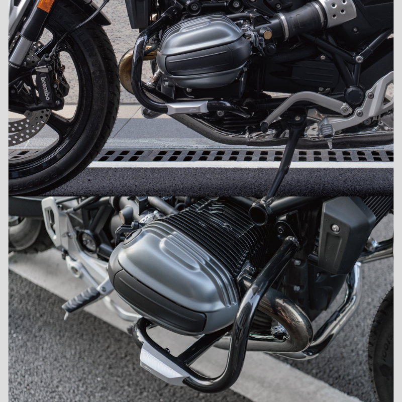 Engine crash bars with sliders – BMW R 12 & R nineT