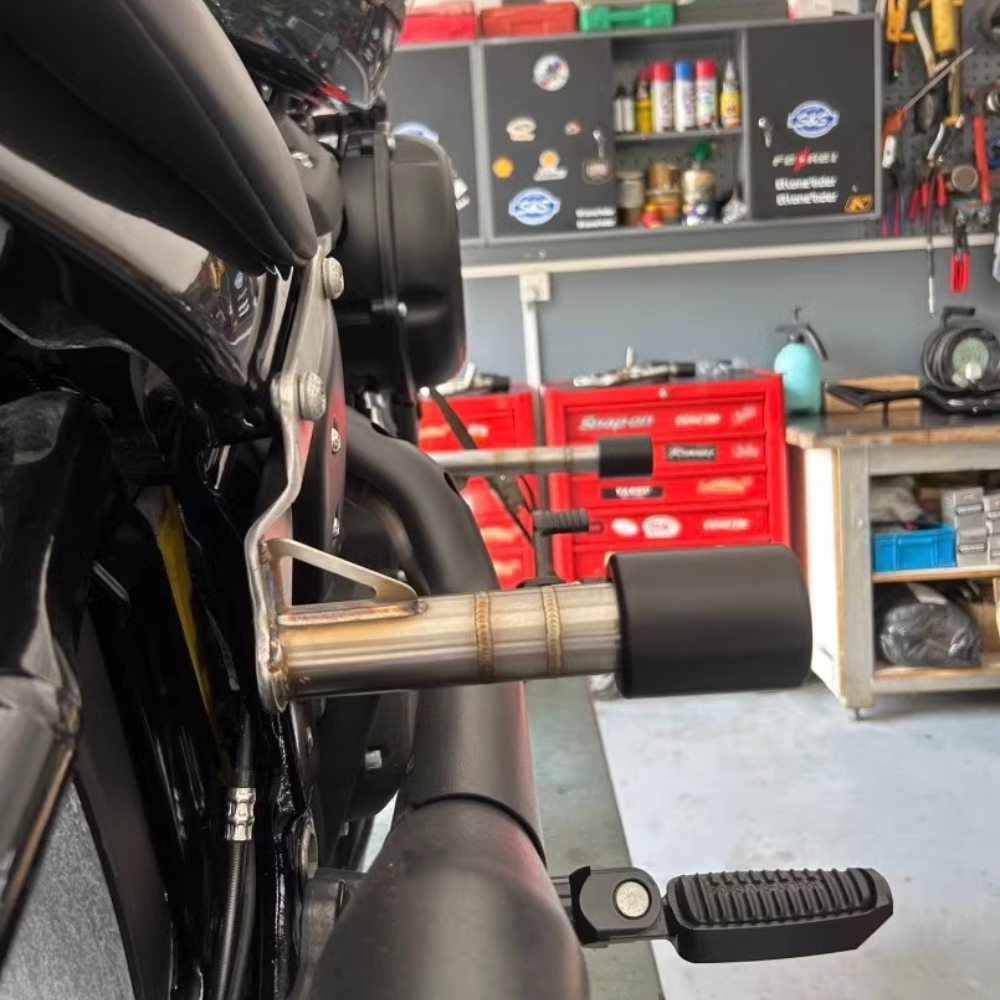 Stainless Steel Rear Crash Bar – Harley Softail