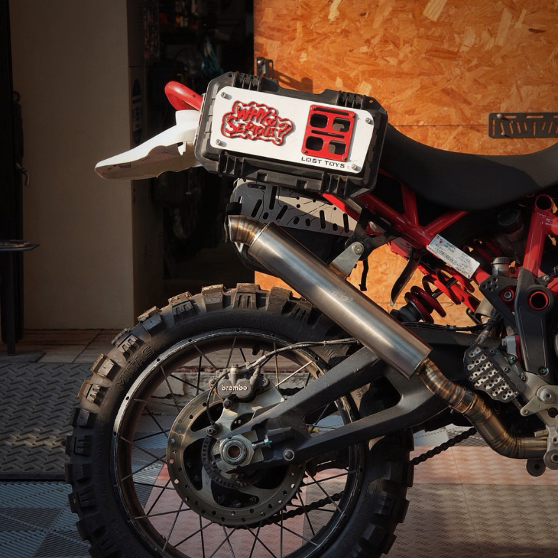 Titanium exhaust for Ducati Desert X