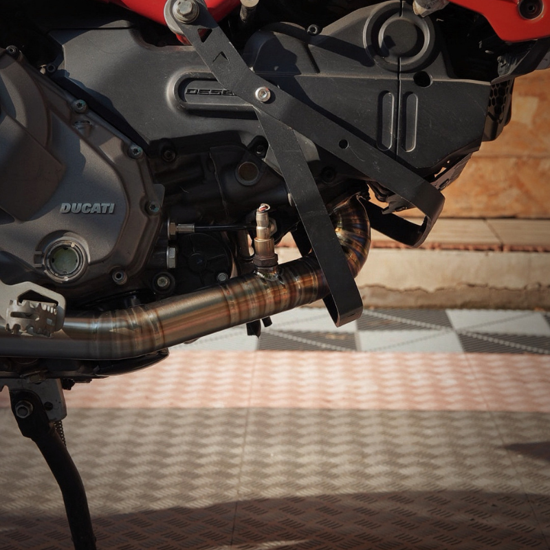 Titanium exhaust for Ducati Desert X