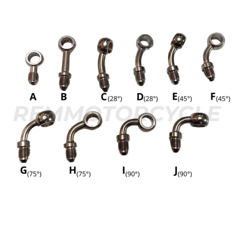 AN3 M10 stainless banjo fitting - brake hose