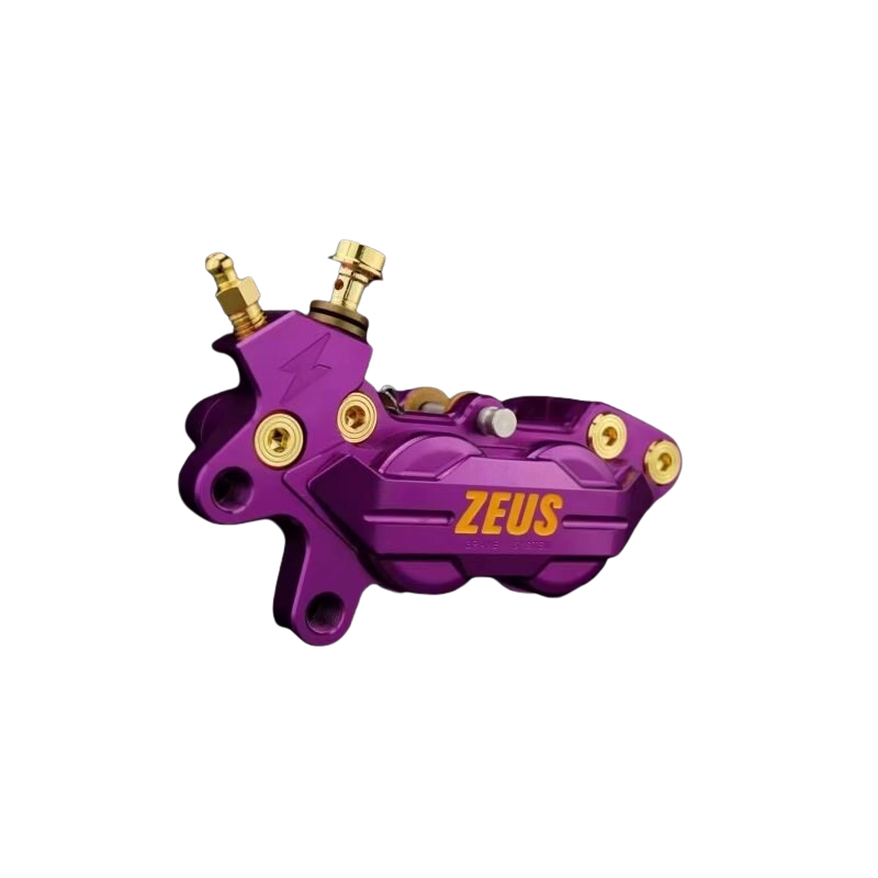 4-piston 40 mm brake caliper, left or right, in black, silver or purple