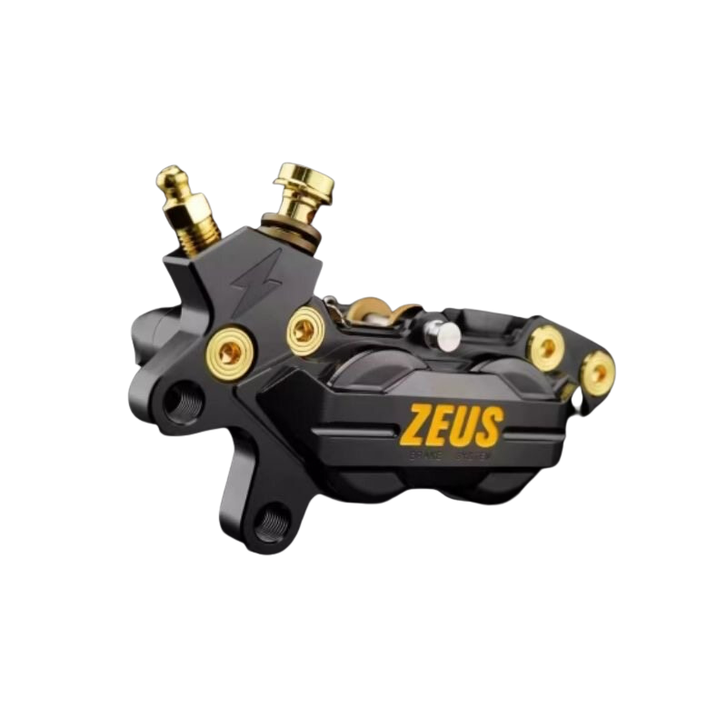 4-piston 40 mm brake caliper, left or right, in black, silver or purple