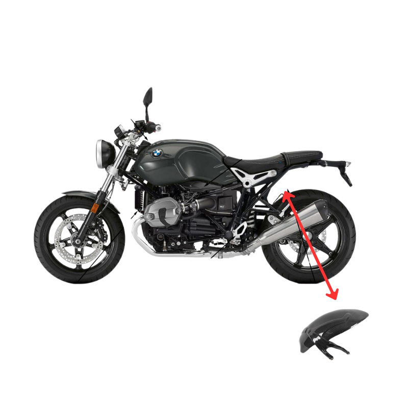 BMW R 12 carbon rear fender