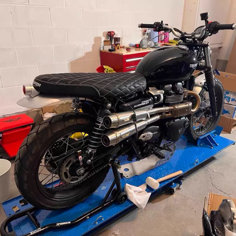 Short rear aluminum fender for Triumph Bonneville/Street Twin