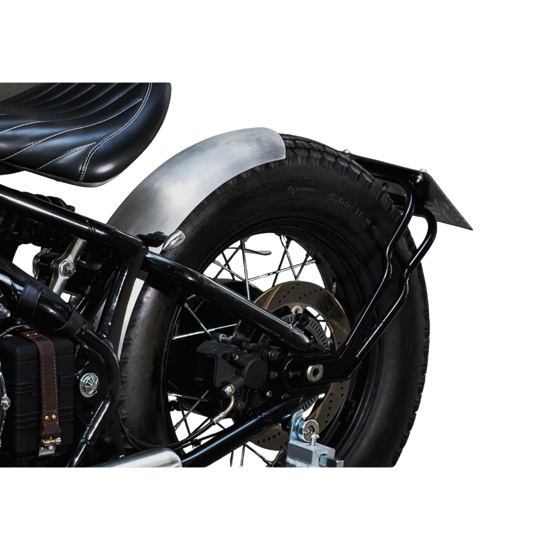 Gloss black short rear fender for Triumph Bonneville Bobber