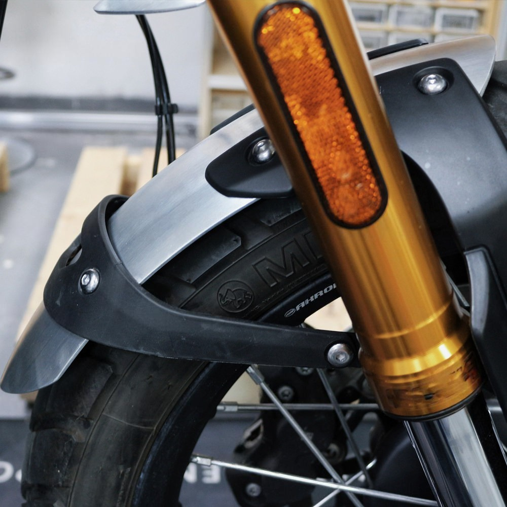 Aluminum front fender (high + low) - Triumph Street Scrambler 900
