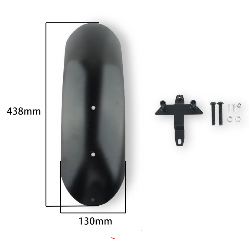 Aluminum front fender (high + low) - Triumph Street Scrambler 900