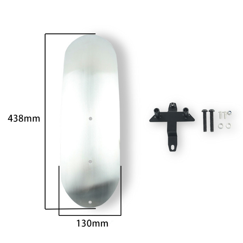 Aluminum front fender (high + low) - Triumph Street Scrambler 900