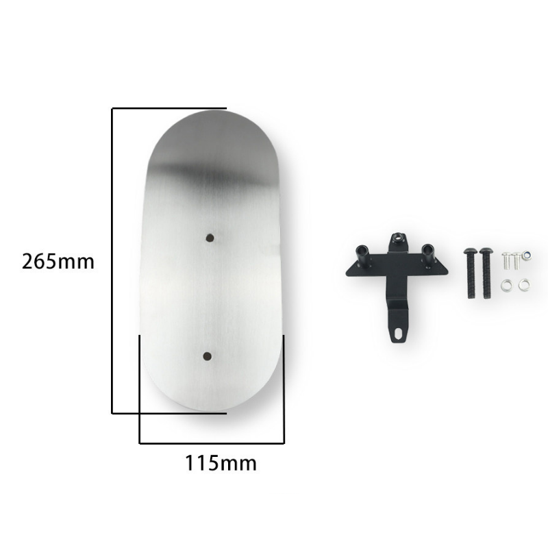 Aluminum front fender (high + low) - Triumph Street Scrambler 900