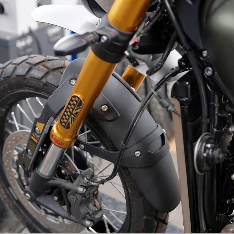High fender with lower guard for Triumph Scrambler 900