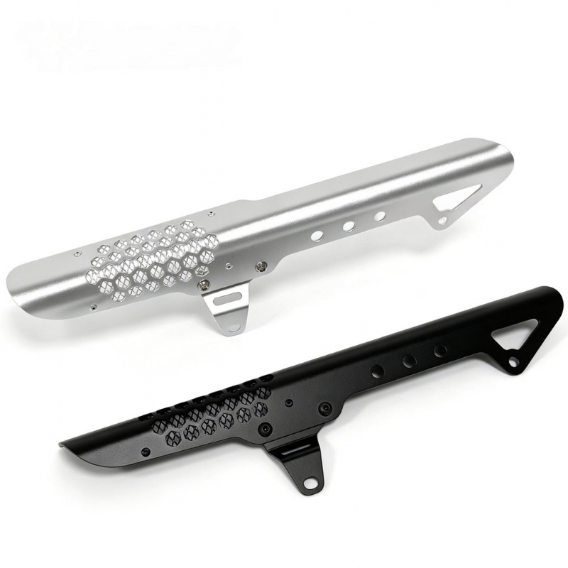 Retro aluminum chain guard for Triumph Scrambler 400X / 400XC / Speed 400