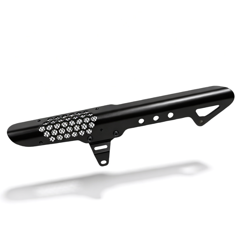 Retro aluminum chain guard for Triumph Scrambler 400X / 400XC / Speed 400