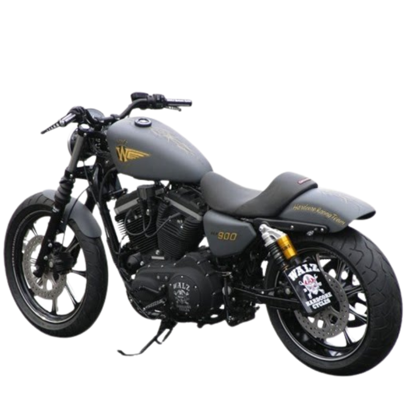 1-inch drag bar handlebar for Sportster, matte black or silver
