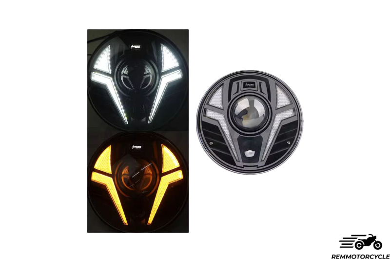 Ultra-Powerful LED Venom Headlight 7"