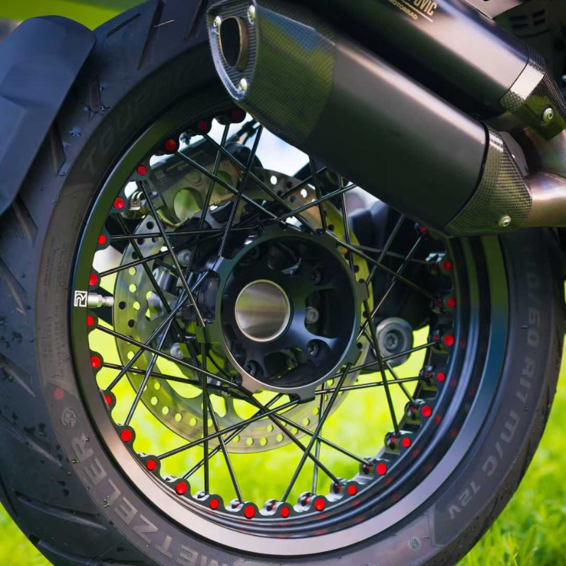 Forged tubeless spoked wheels for BMW R 1300 GS/GSA