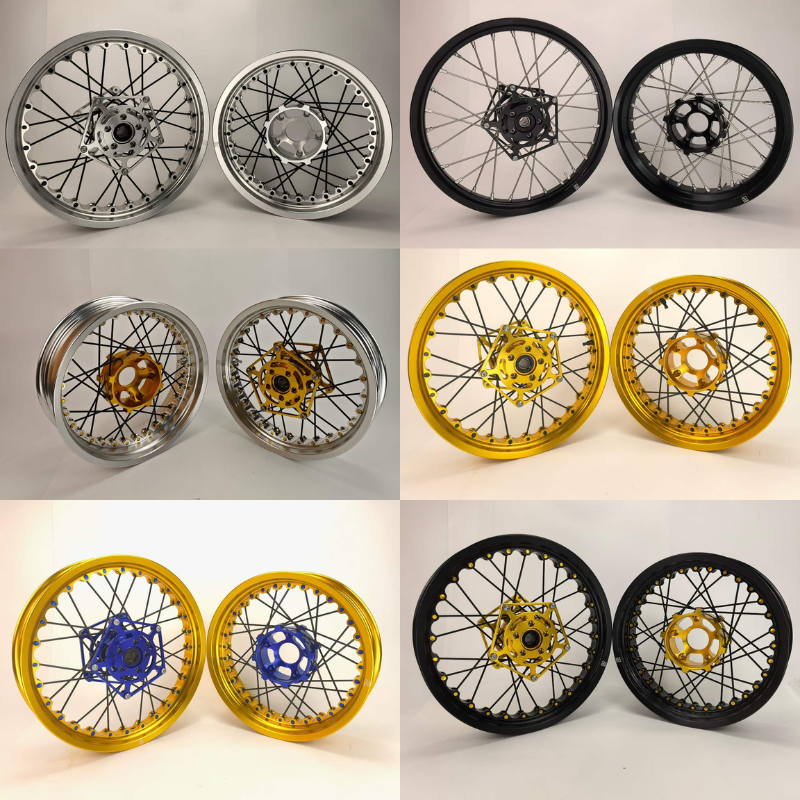Forged tubeless spoked wheels for BMW R 1300 GS/GSA