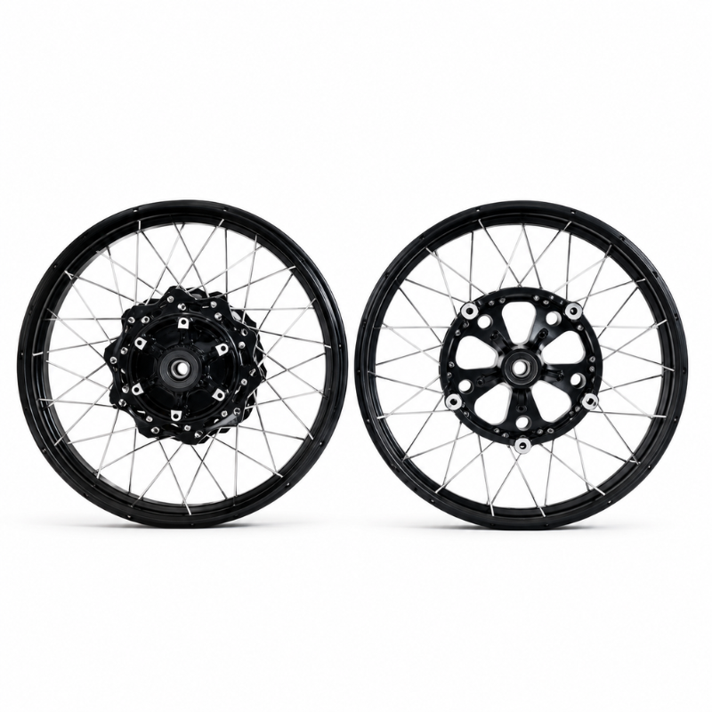 Tubeless spoked wheels kit for Triumph Speed 400 - black or gold