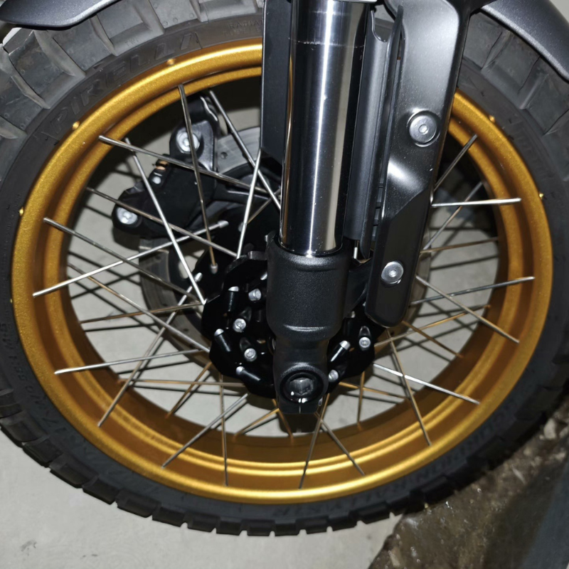 Tubeless spoked wheels kit for Triumph Speed 400 - black or gold