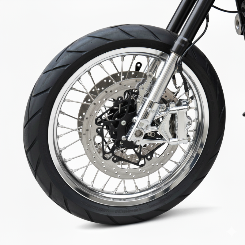 Harley Softail spoke wheels