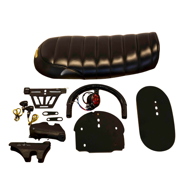 Short tail kit with seat, U hoop and fender for Bonneville T100/T120
