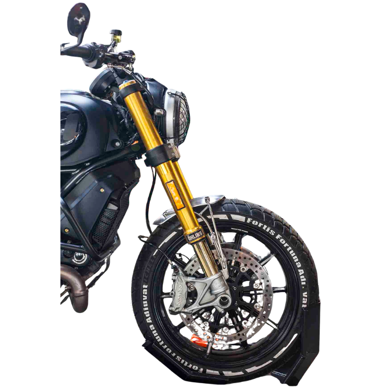 Short front fender with stainless bracket for Scrambler 1100