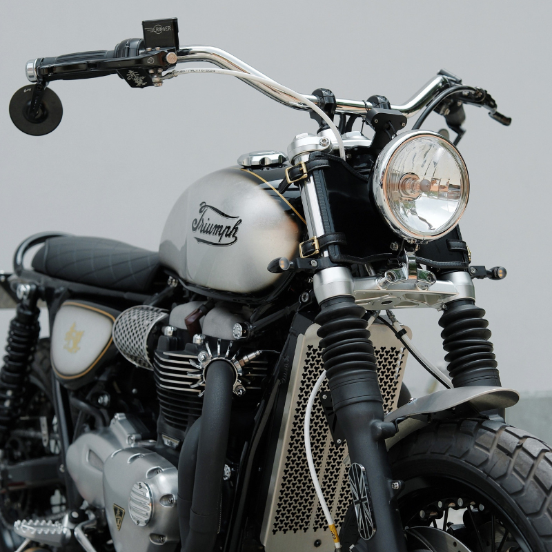 Front Headlight Kit with Bracket – Triumph Bonneville T120/T100