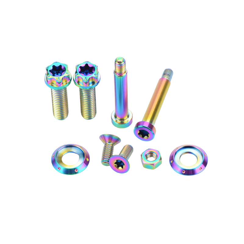 Grade 5 Titanium Master Cylinder Screw Kit (8 Pieces)