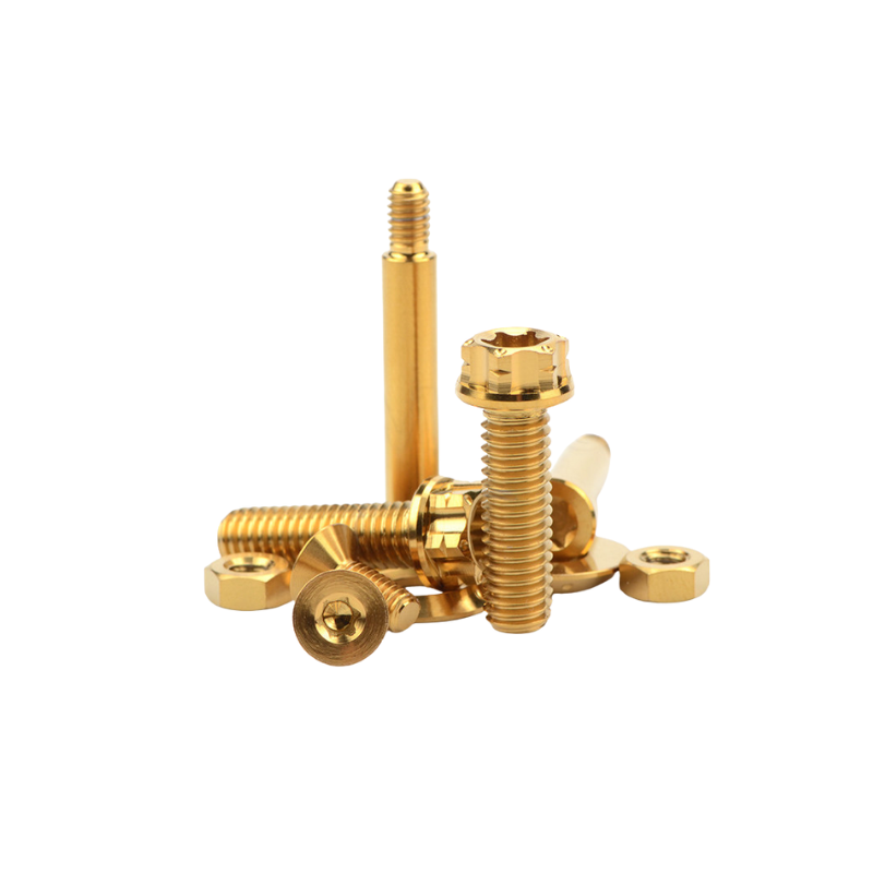 Grade 5 Titanium Master Cylinder Screw Kit (8 Pieces)