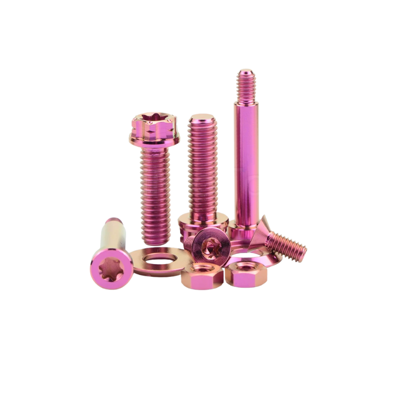 Grade 5 Titanium Master Cylinder Screw Kit (8 Pieces)