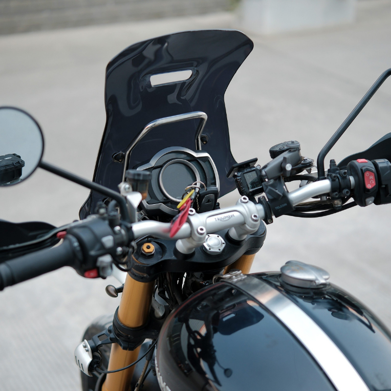 Expedition Windshield + Mounts – Triumph Scrambler 1200 X/XC/XE