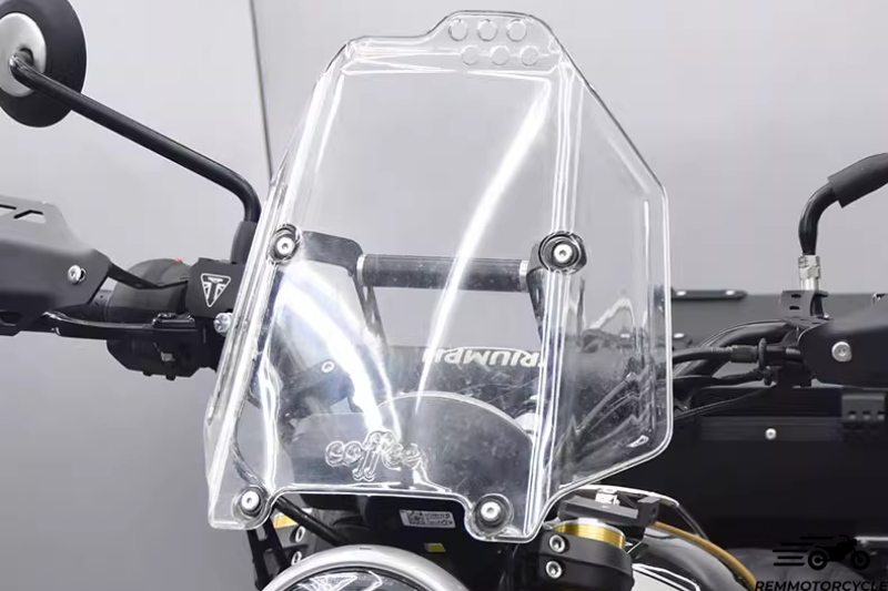 Triumph 400X Wind Protection