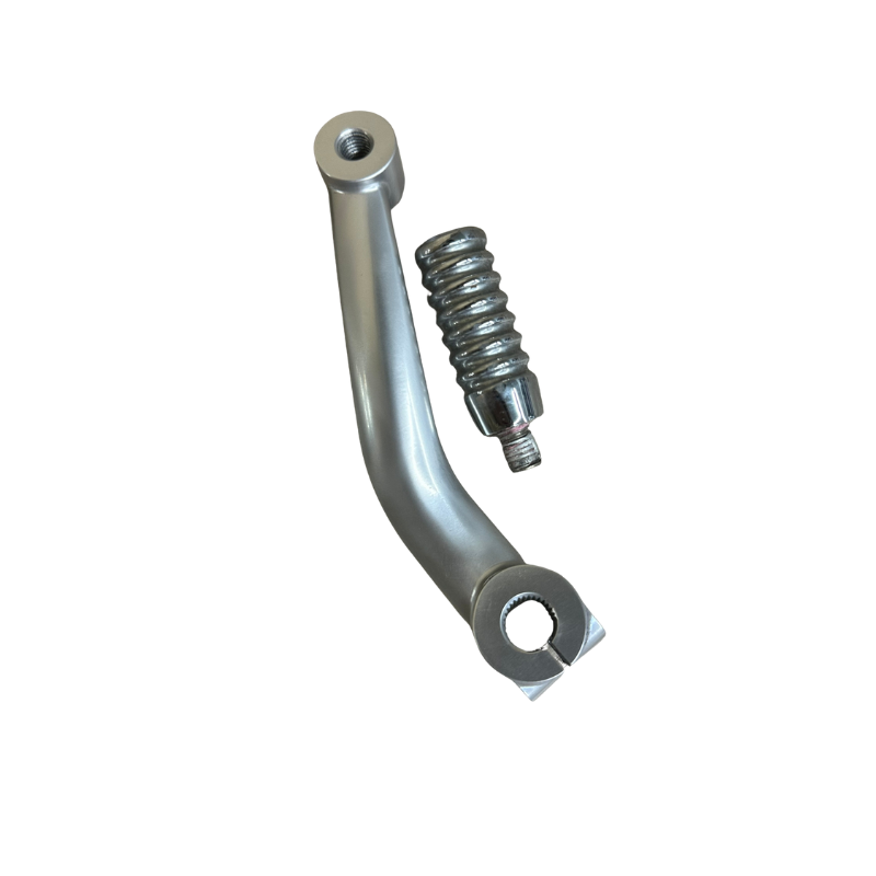 Silver Gear Shift Lever with Metal Tip for Triumph Custom Exhaust