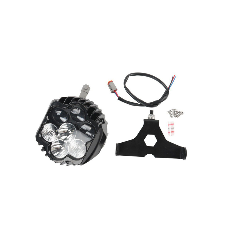 High-brightness headlight with mount for Sportster 883/1200