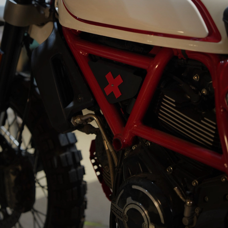 Ducati Scrambler 800/400 side frame plates pair