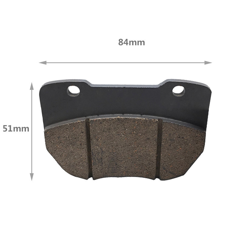 Ceramic brake pads for 108 mm radial caliper