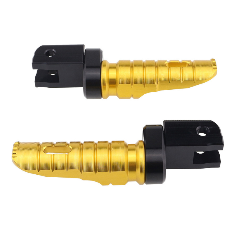 Shorty front foot pegs for Speed 400 - CNC aluminum, anodized