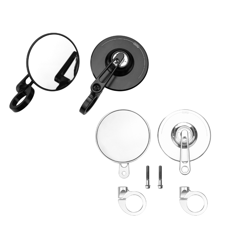 CNC bar-end mirrors – Triumph 25.4 mm