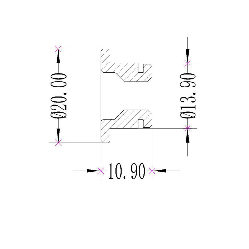 Floating brake disc rivets 4/5 mm anodized